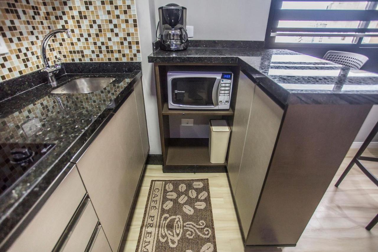 Studio Completo Com Escritorio - All1218 Curitiba Eksteriør bilde