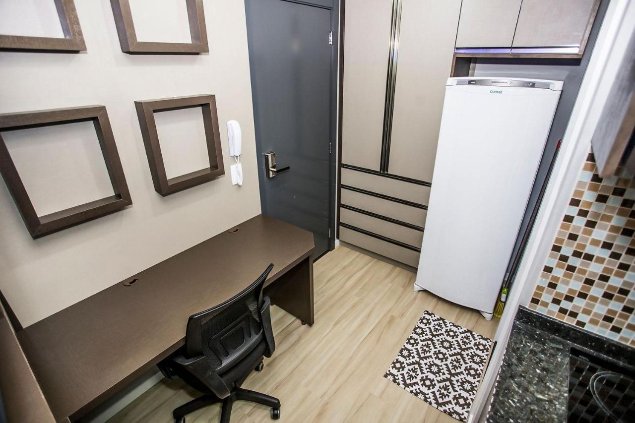 Studio Completo Com Escritorio - All1218 Curitiba Eksteriør bilde