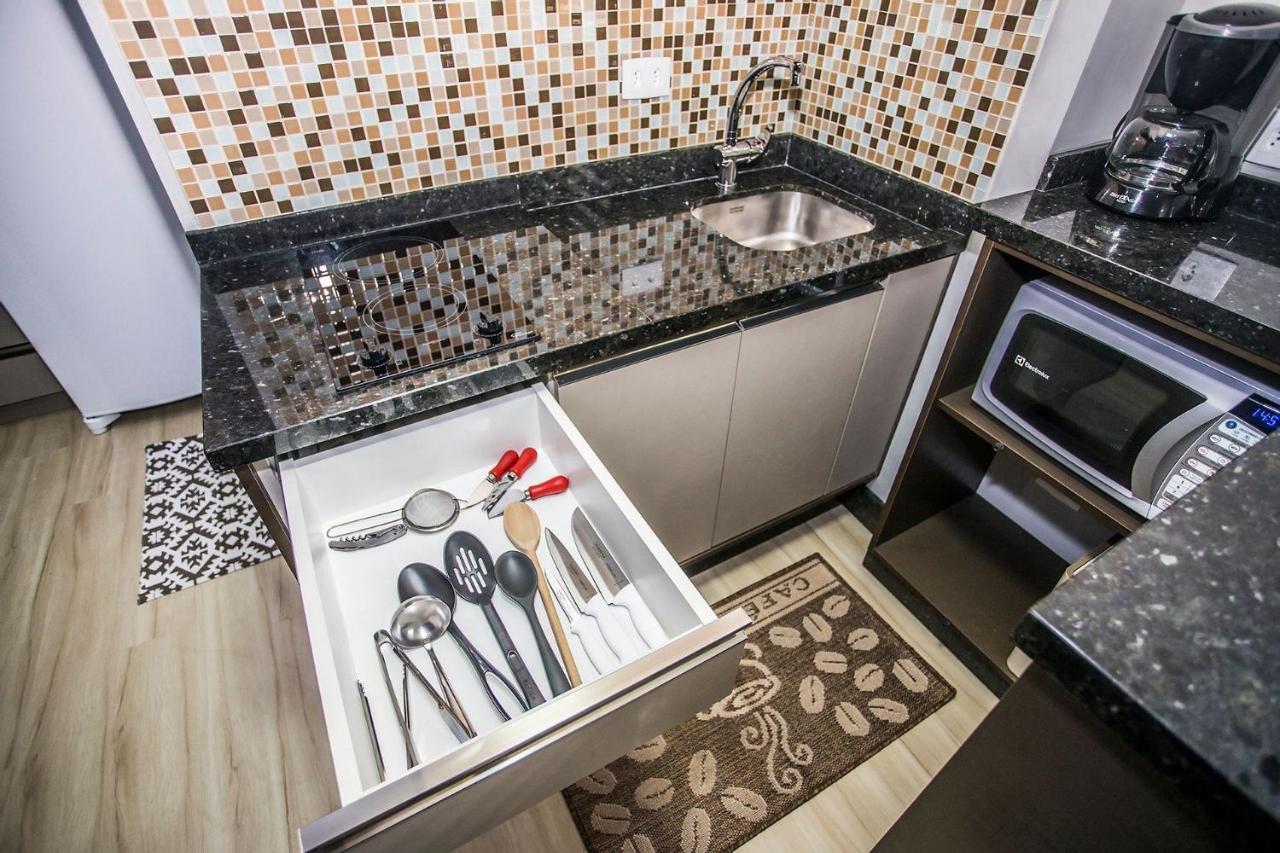 Studio Completo Com Escritorio - All1218 Curitiba Eksteriør bilde
